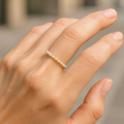 White Pearl Ring