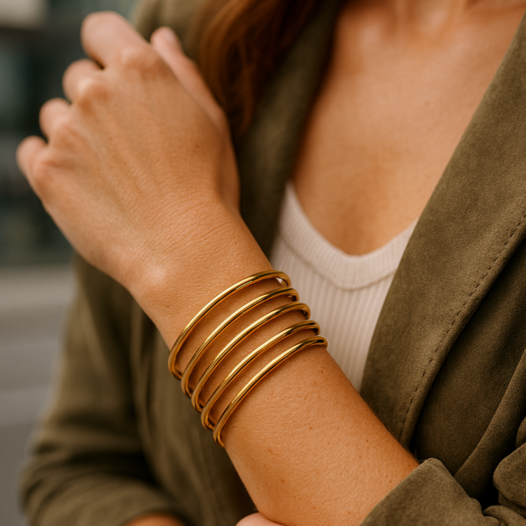 Slim Bangles Gold Bracelet