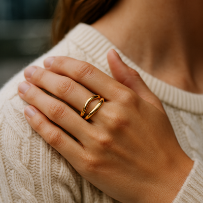 Wavy Gold Ring