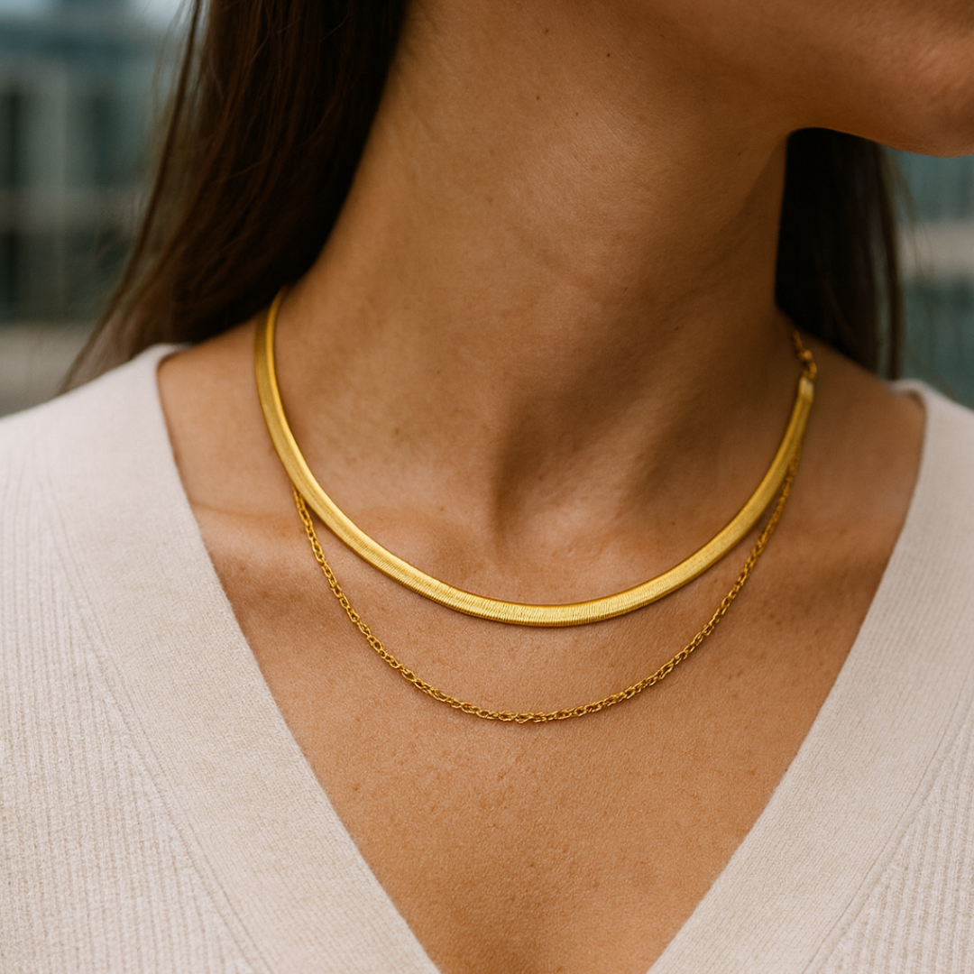 Layered Gold Necklace