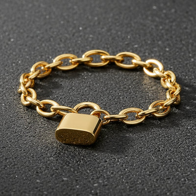 Adjustable Chain Lock Bracelet