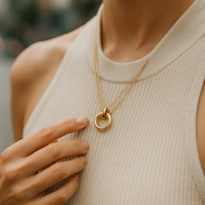 Golden Loop Necklace