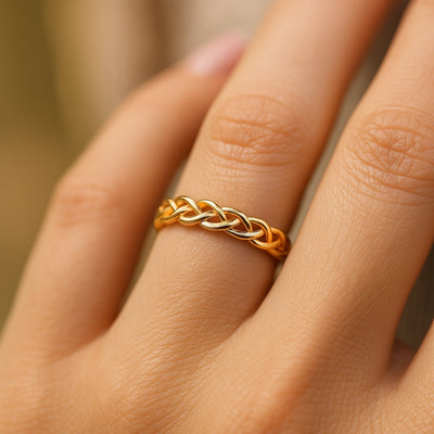 Braided Golden Ring