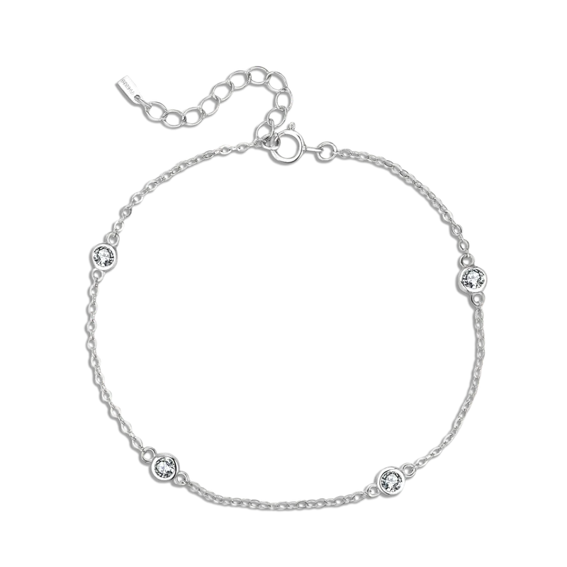 Elegant Four Diamonds Bracelet