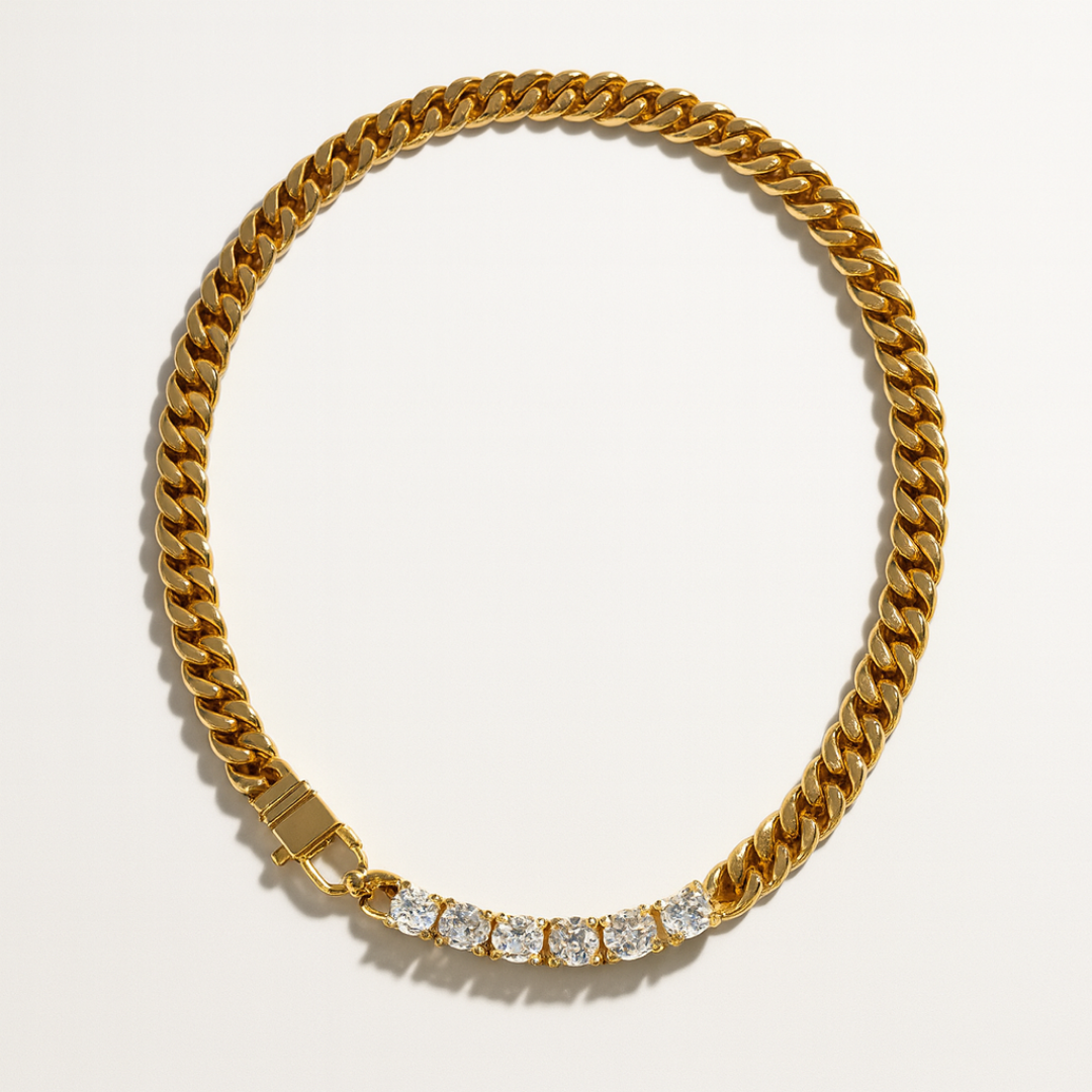 Bold Shine Gold Necklace