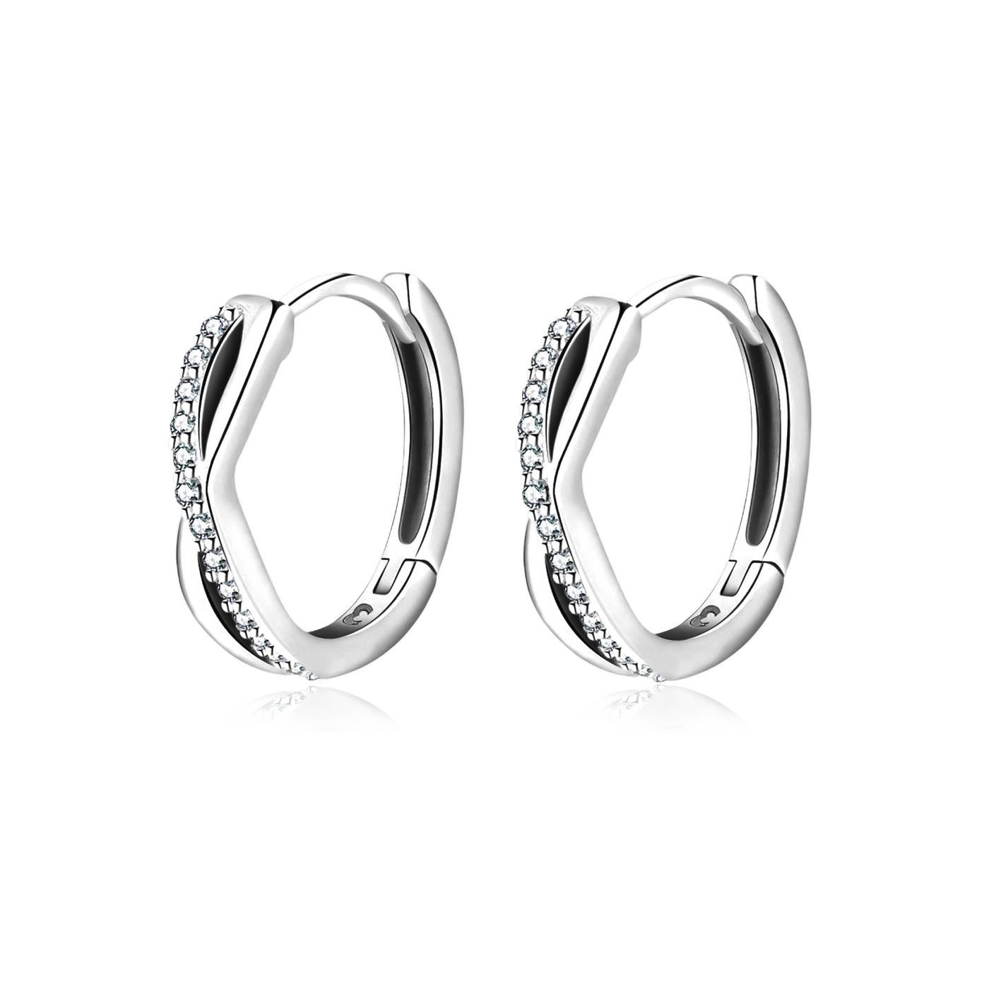 Intertwined Sterling Silver Earrings