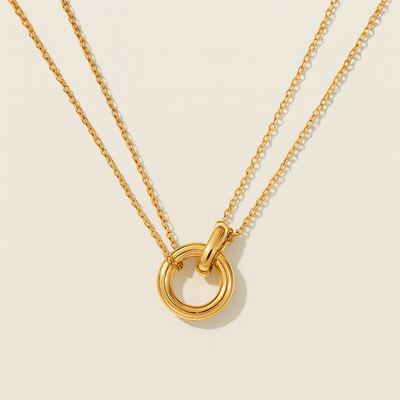 Golden Loop Necklace