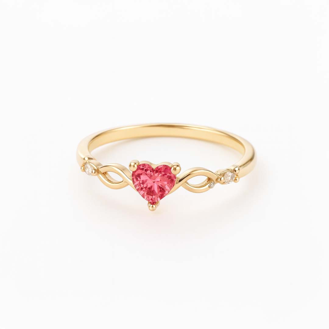Heart Infinity Ring