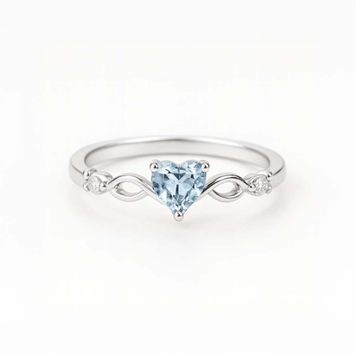 Heart Infinity Ring