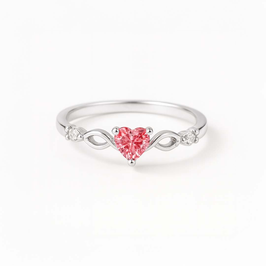 Heart Infinity Ring