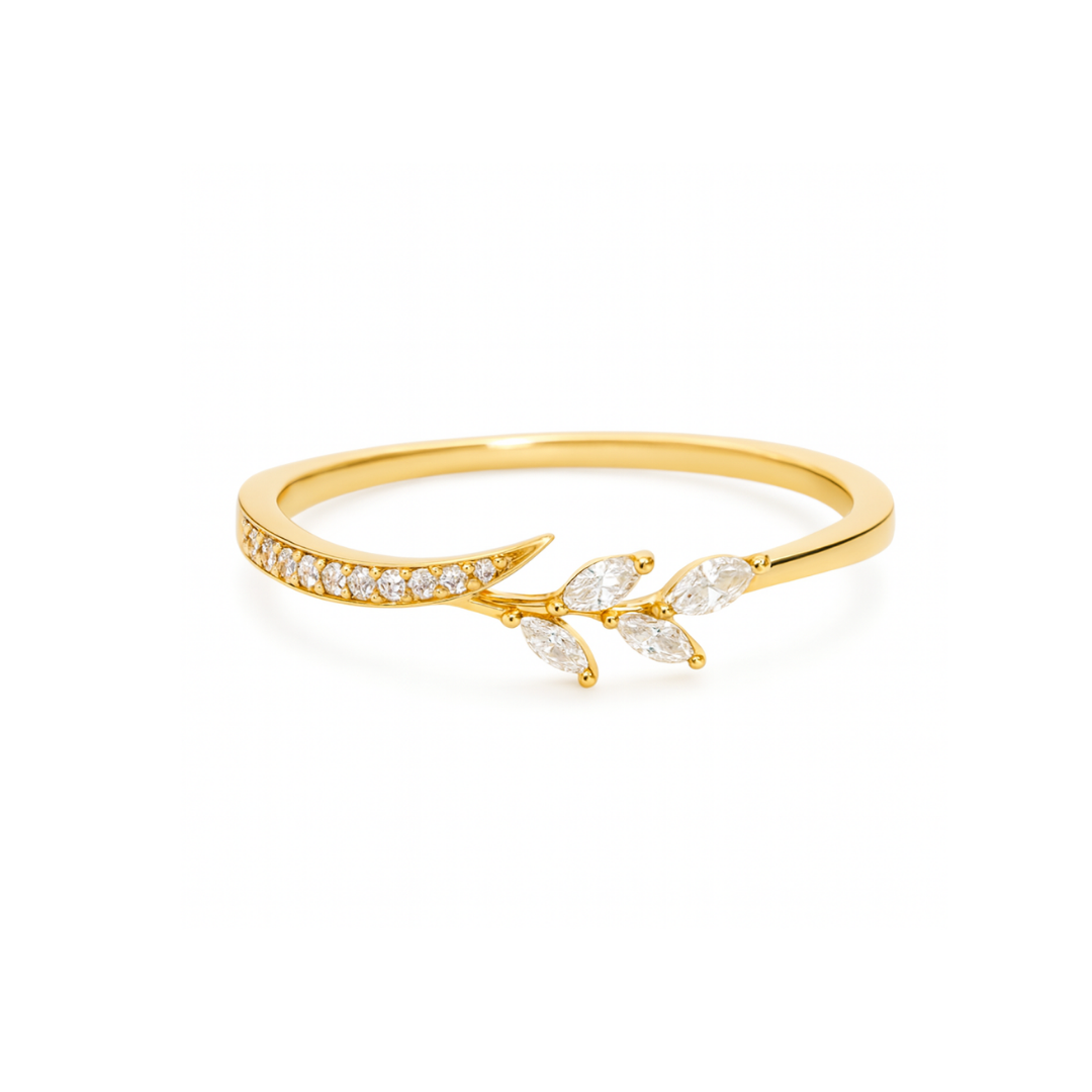 Marquise Vine Open Ring