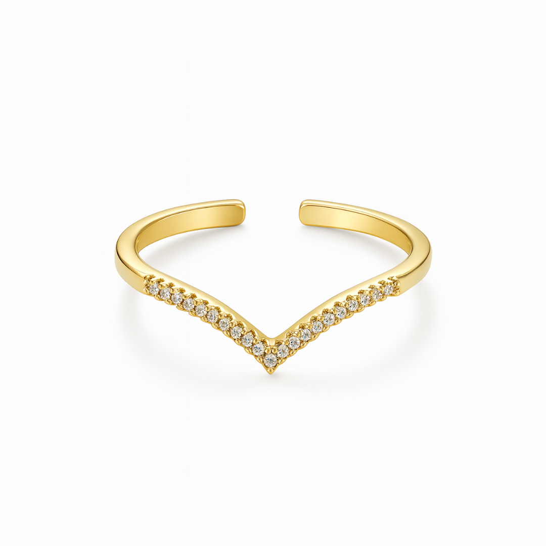 Pavé V Ring