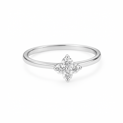 Petite Star Cluster Ring
