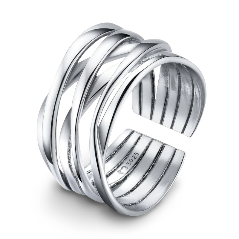 Adjustable Elegant Golden Branch Ring