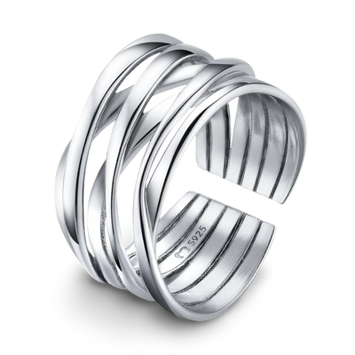 Adjustable Elegant Golden Branch Ring