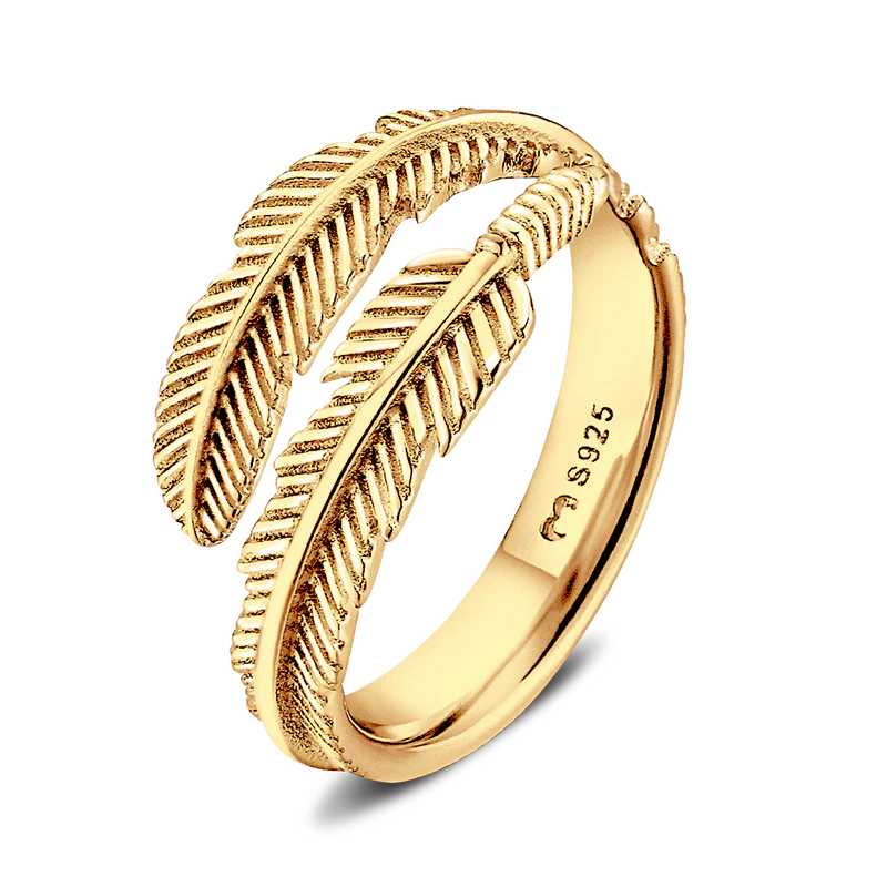 Adjustable Silver Fern Ring