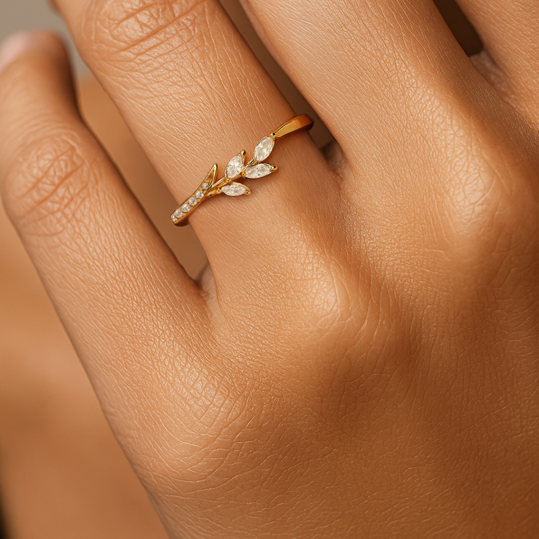 Marquise Vine Open Ring