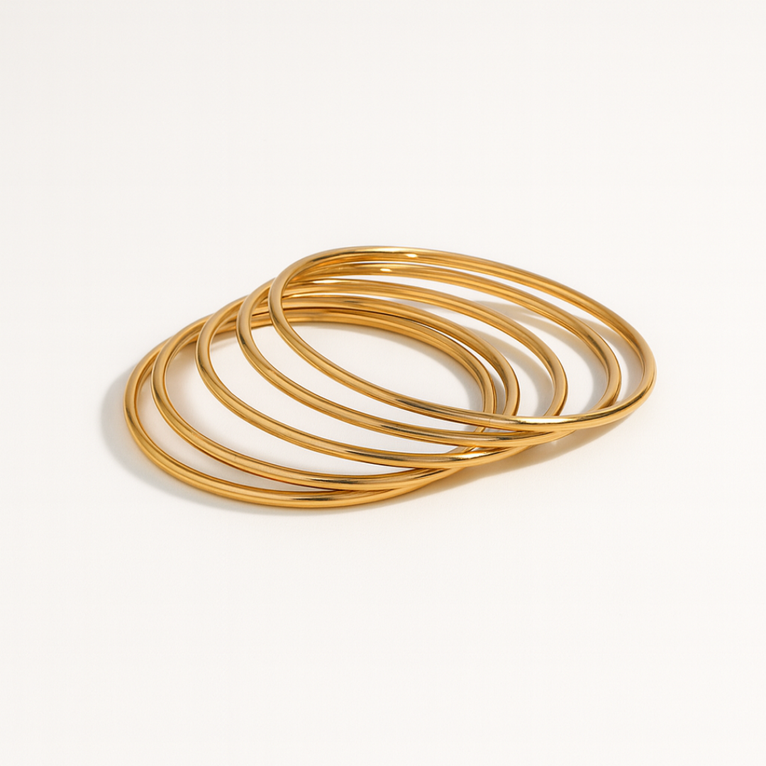 Slim Bangles Gold Bracelet