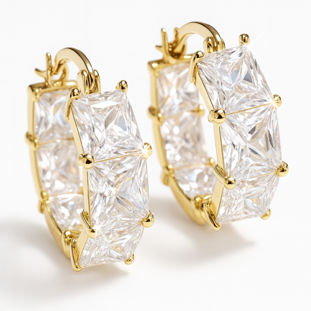 Crystal Hoops