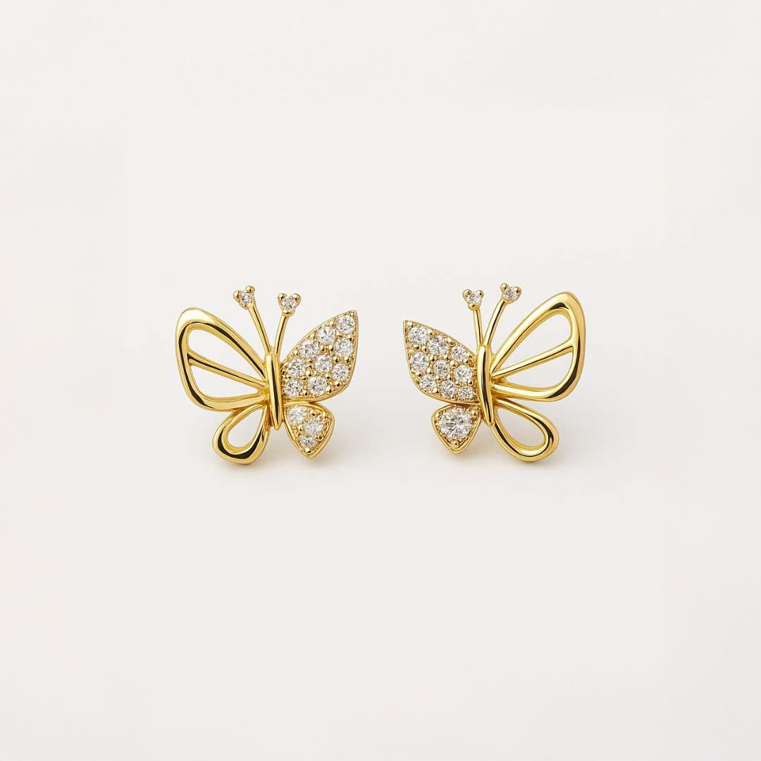 Butterfly Stud Earrings