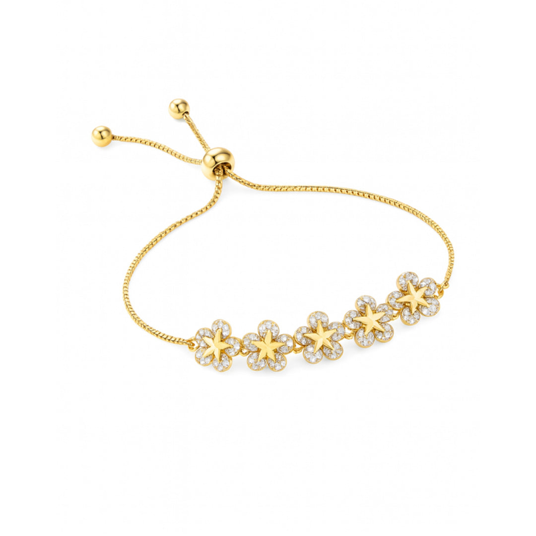 Sparkling Star Petal Bracelet